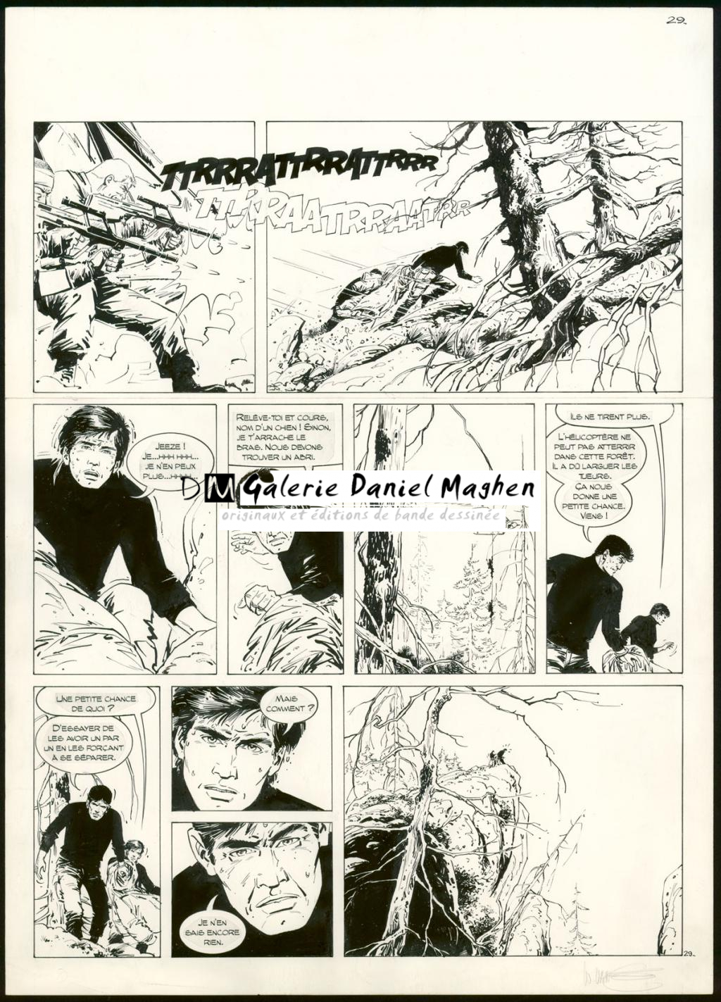 Planche originale n°29 - William Vance - Encre de Chine sur papier - 4346