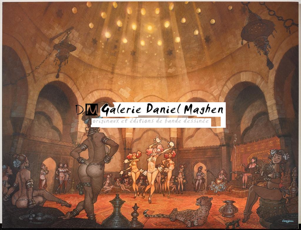 Illustration originale - Didier Cassegrain - Technique mixte - 4748