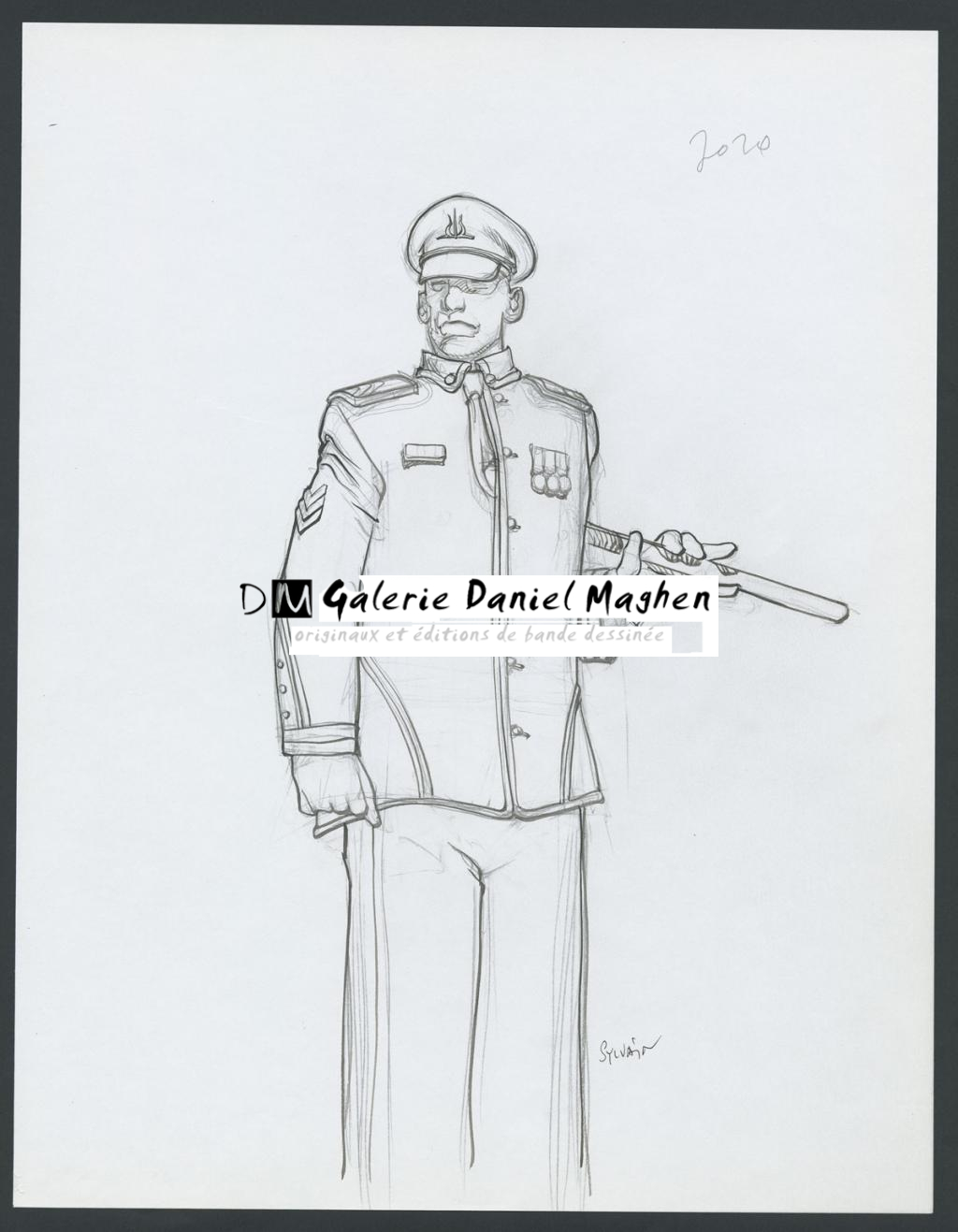 Concept pour le film Valérian et la cité des mille planètes de Luc Besson - Sylvain Despretz - Encre de Chine et mine de plomb sur papier - 4231