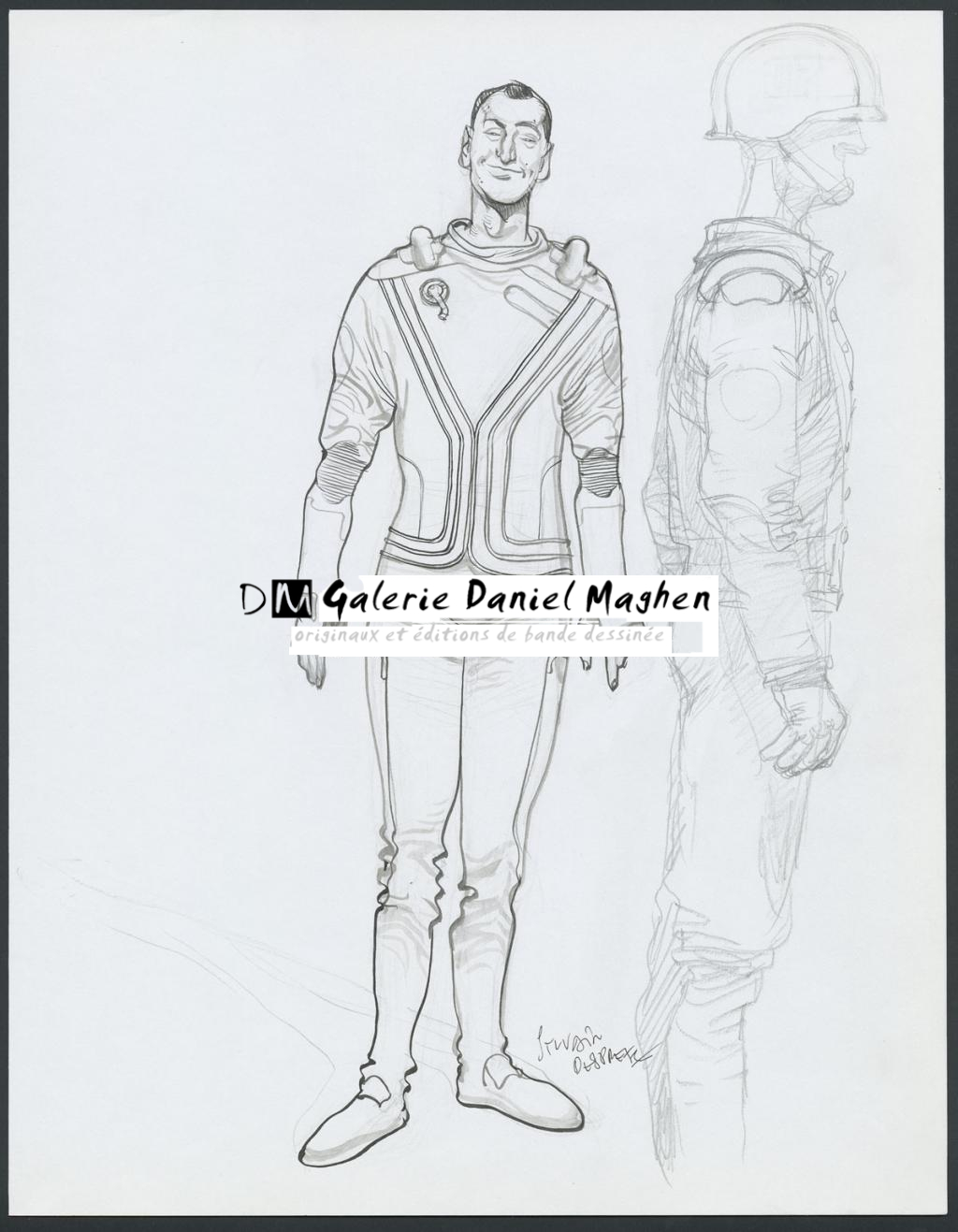 Concept pour le film Valérian et la cité des mille planètes de Luc Besson - Sylvain Despretz - Encre de Chine et mine de plomb sur papier - 4237