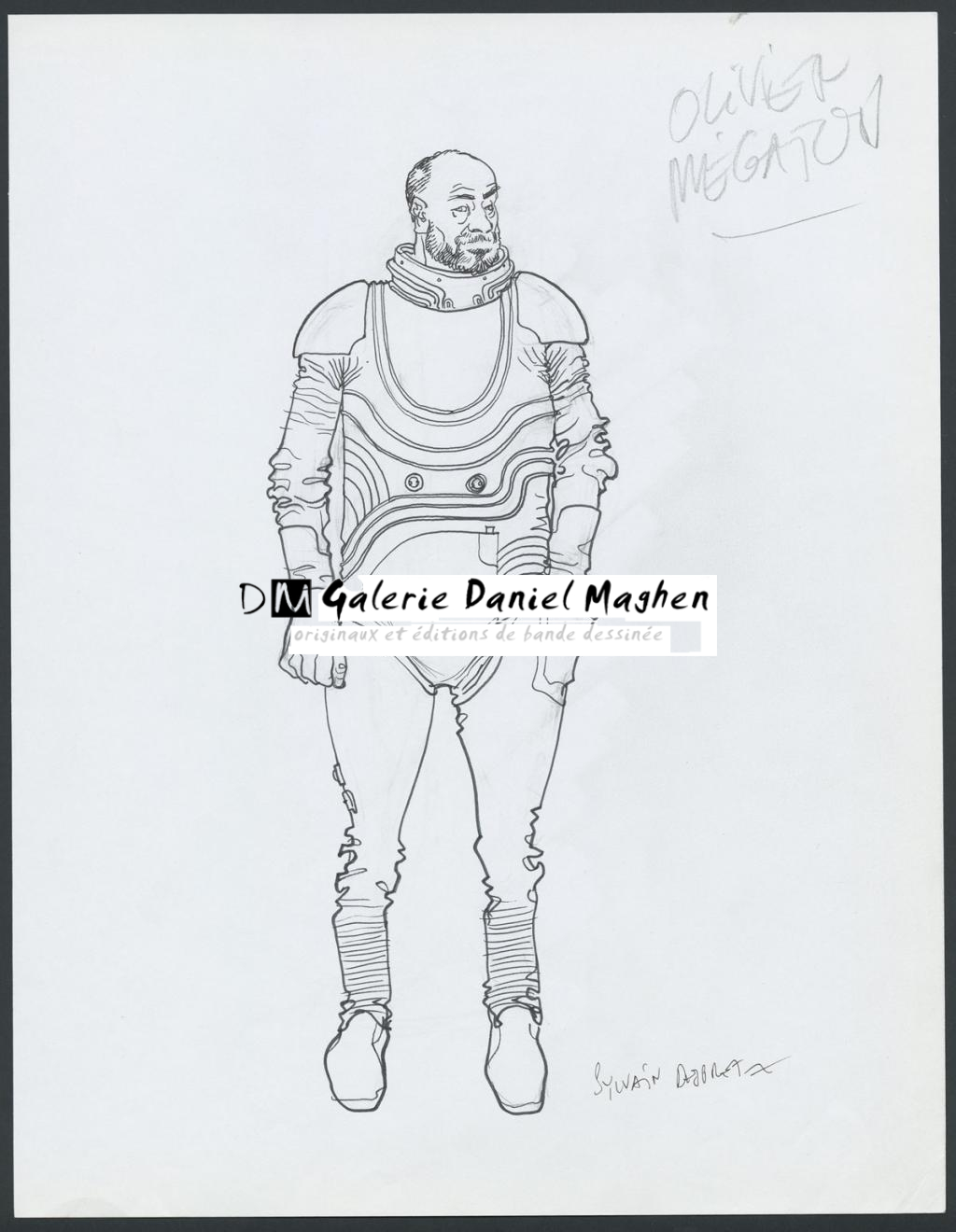 Olivier Megaton"
Concept pour le film Valérian et la cité des mille planètes de Luc Besson - Sylvain Despretz - Encre de Chine et mine de plomb sur papier - 4240