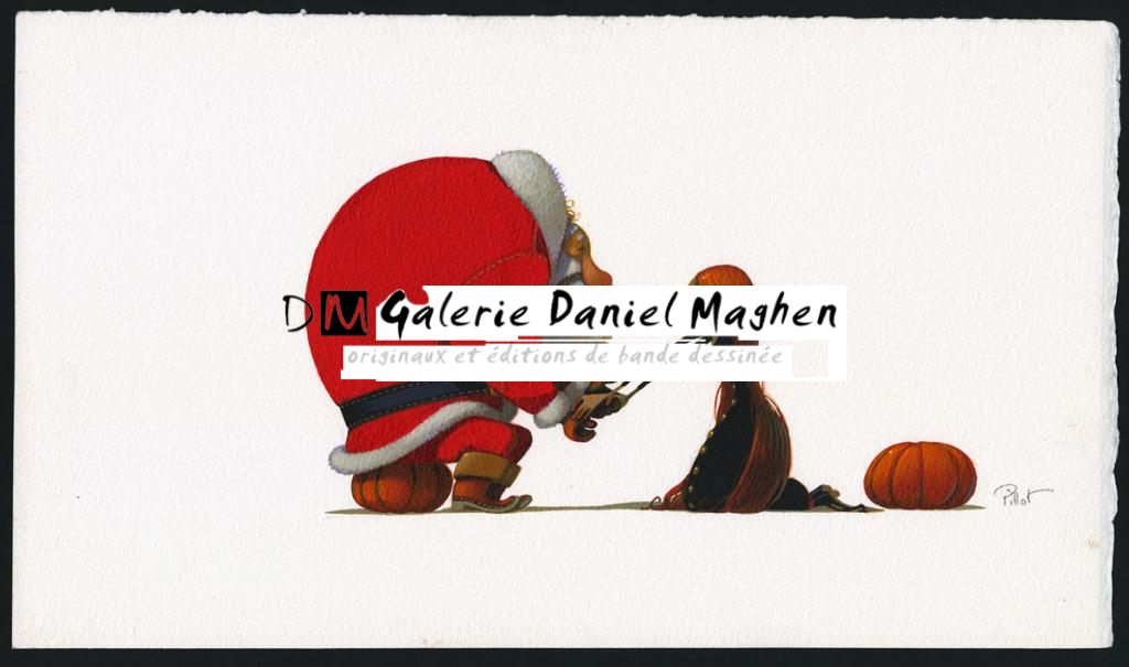 Illustration originale - Frédéric Pillot - Acrylique sur papier - 4810