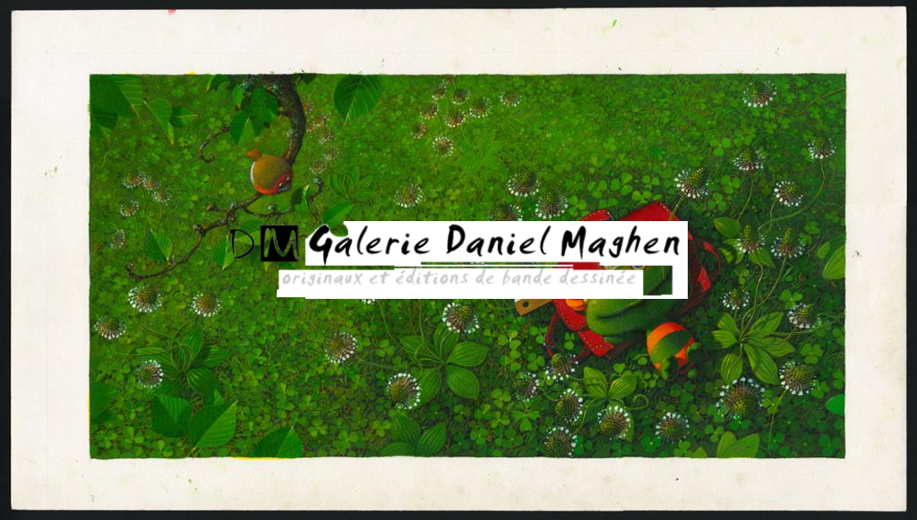 Couverture originale - Frédéric Pillot - Acrylique rehaussée de craie - 4815