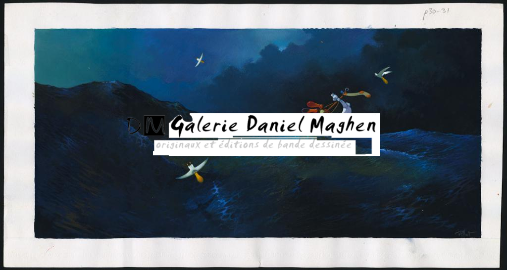 Illustration originale - Frédéric Pillot - Acrylique sur papier - 4816