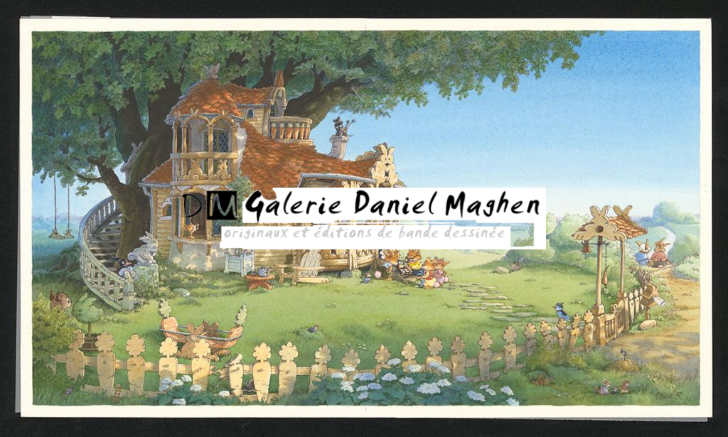 Illustration originale - Loïc Jouannigot - Aquarelle sur papier - 6089