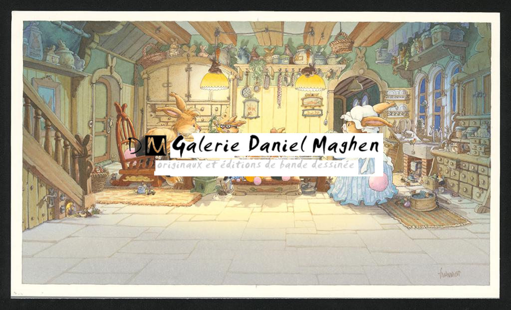 Illustration originale - Loïc Jouannigot - Aquarelle sur papier - 6090