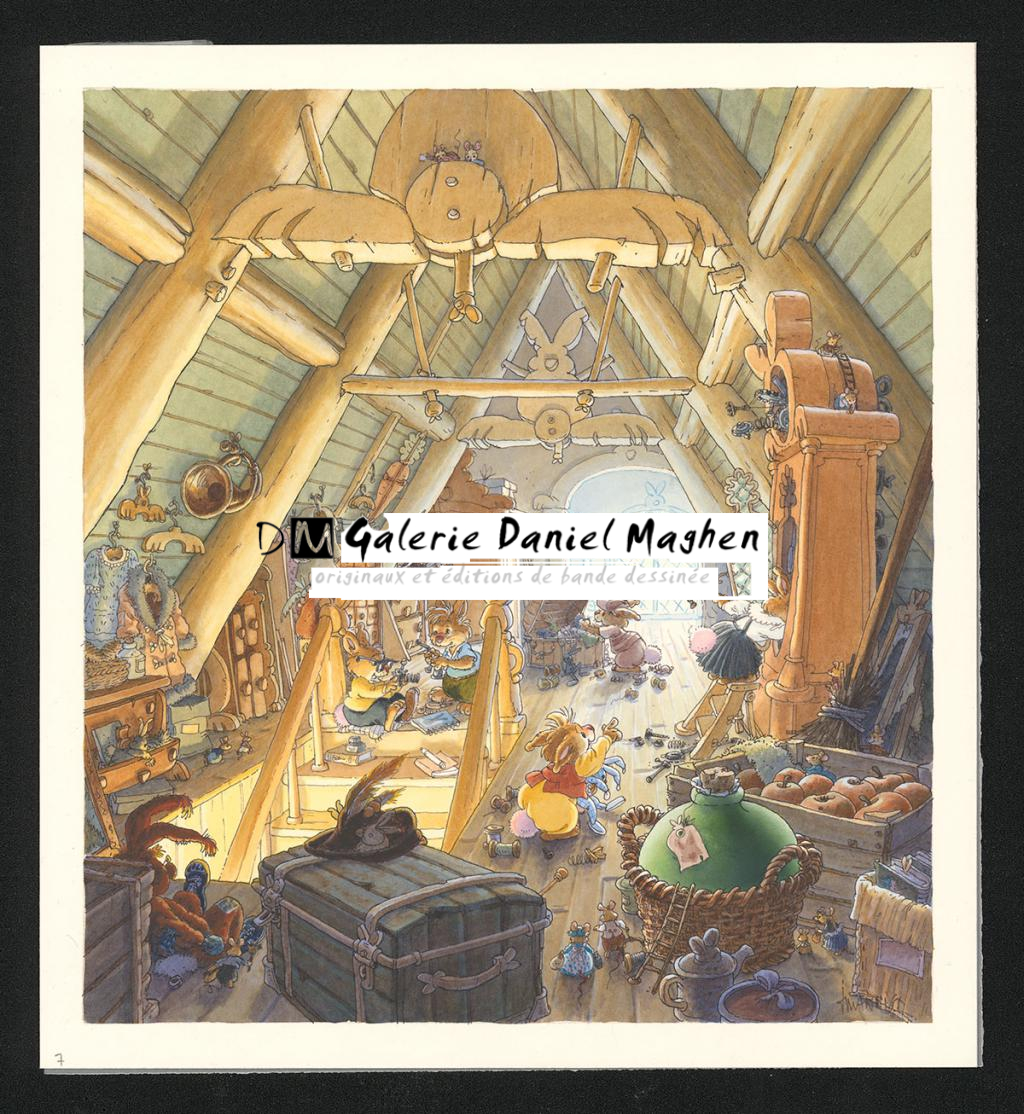 Illustration originale - Loïc Jouannigot - Aquarelle sur papier - 6091