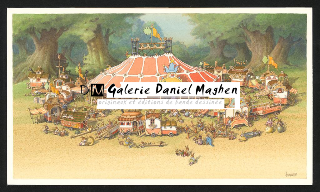 Illustration originale - Loïc Jouannigot - Aquarelle sur papier - 6092