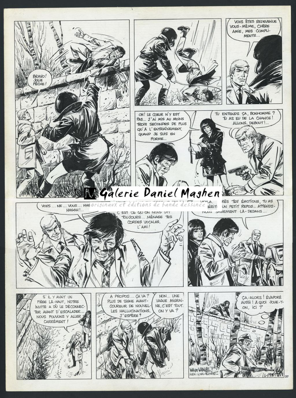 Planche originale n°27 - William Vance - Encre de Chine sur papier - 4509