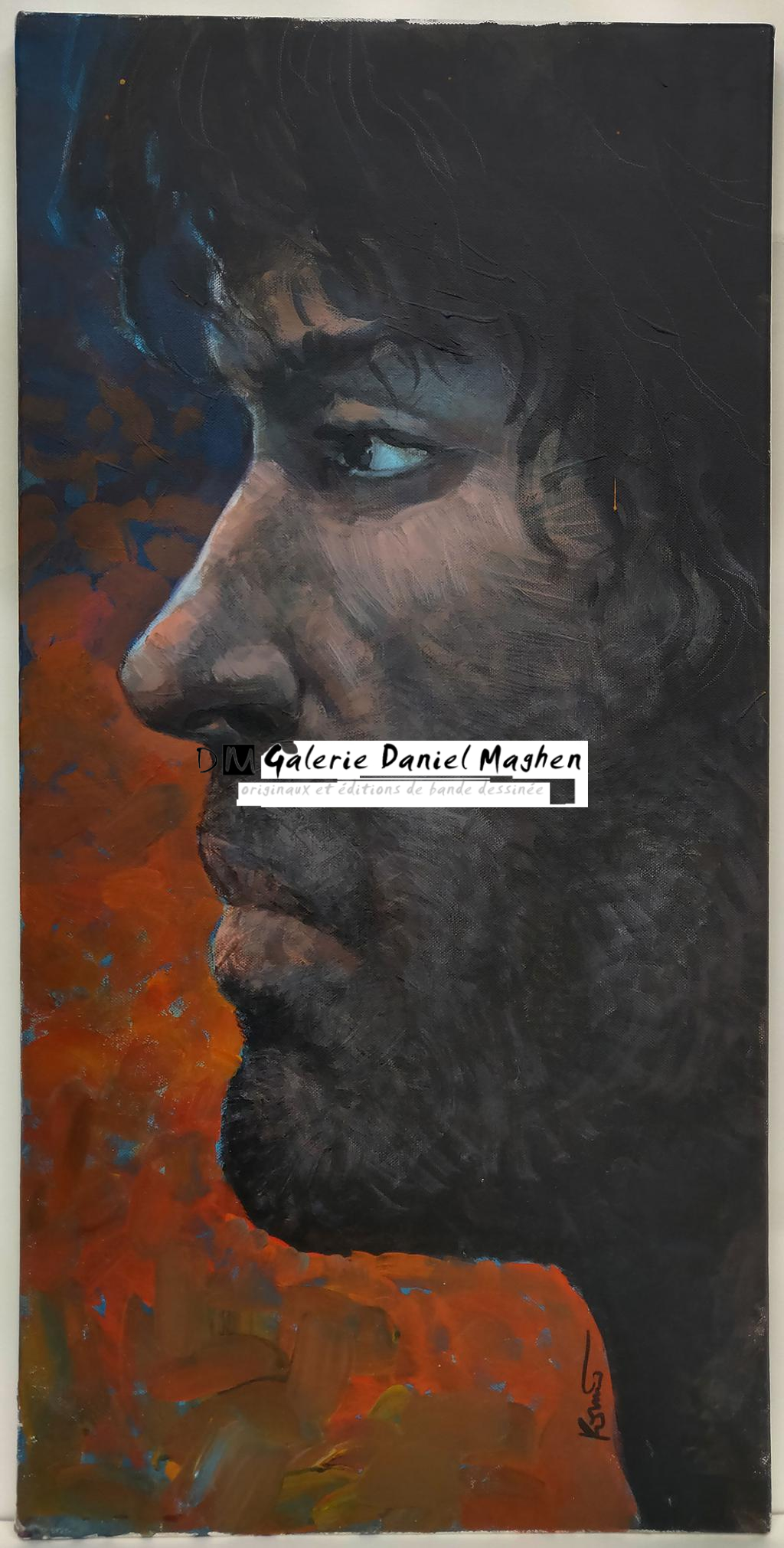 Projet de couverture - Grzegorz Rosinski - Acrylique sur toile - 6047