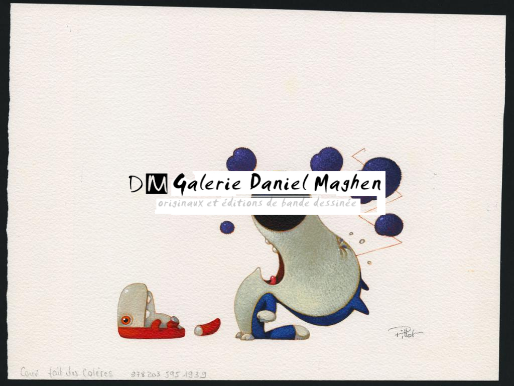 Couverture originale - Frédéric Pillot - Acrylique rehaussée de craie - 5410