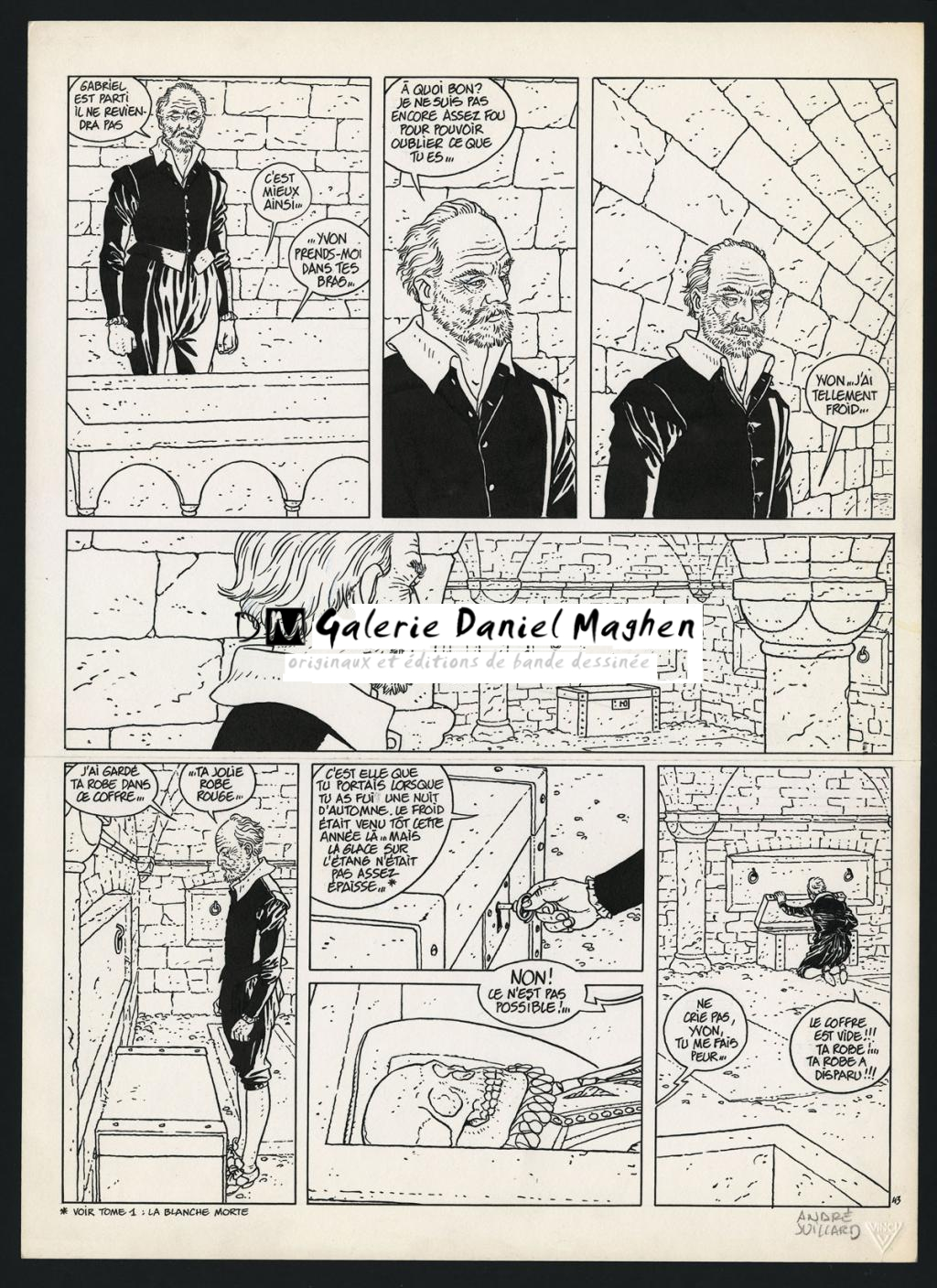 Planche originale n°43 - André Juillard - Encre de Chine sur papier - 6232