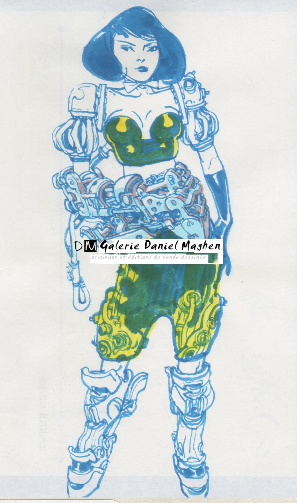 Illustration originale - Kim Jung Gi - Encres de couleur sur papier - 4800