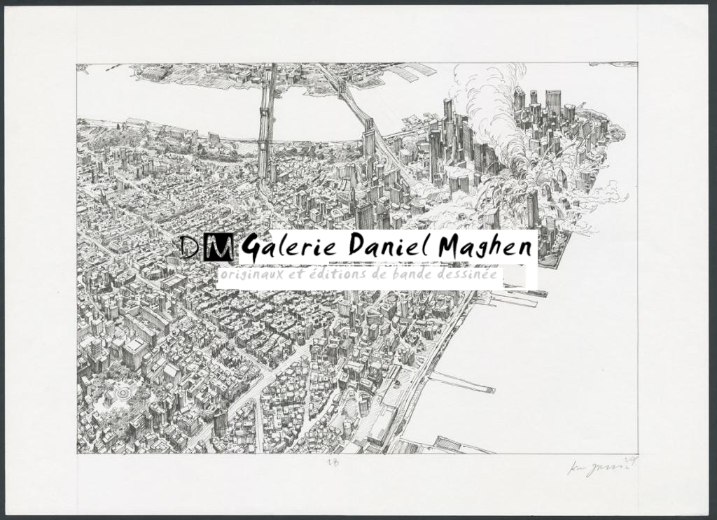 Planche originale - Kim Jung Gi - Encre de Chine sur papier - 4787