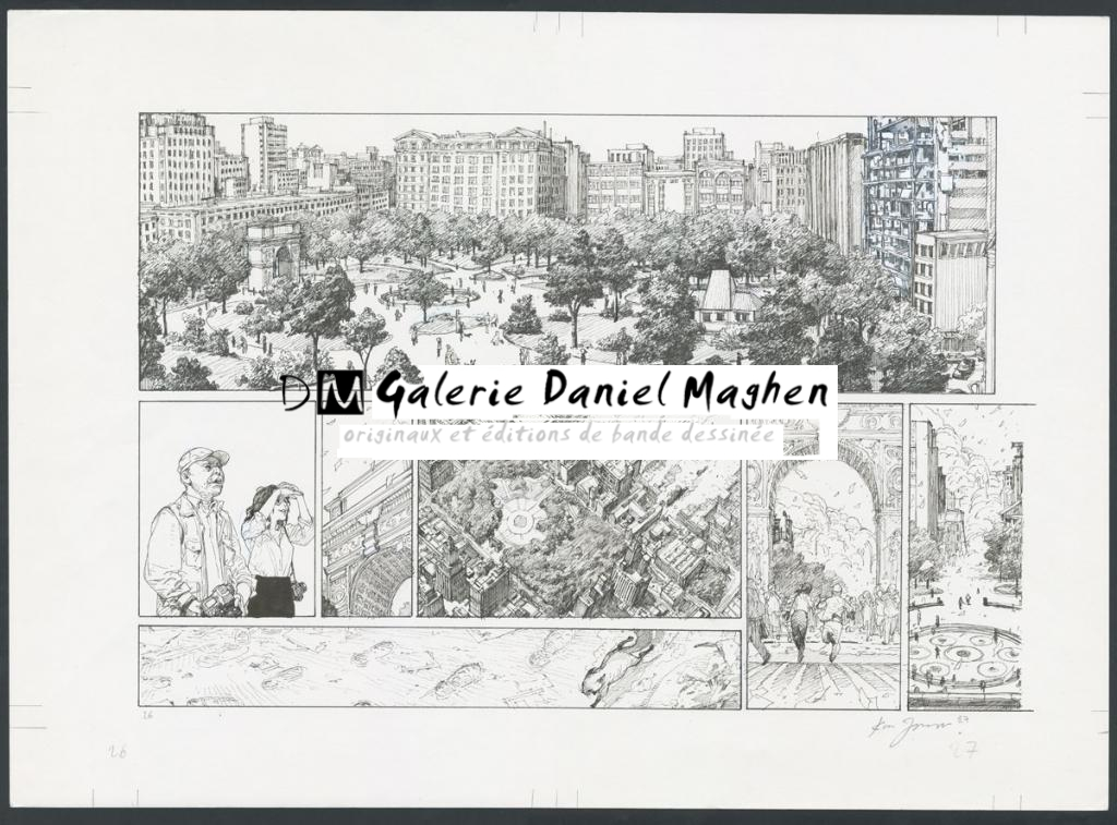 Planche originale - Kim Jung Gi - Encre de Chine sur papier - 4788