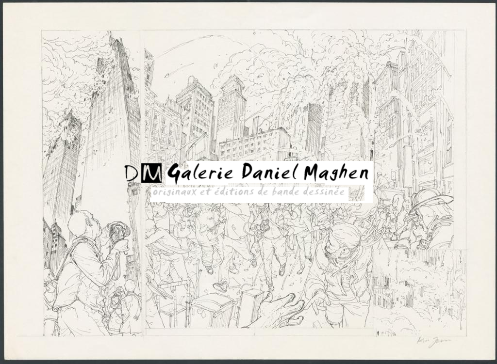 Planche originale - Kim Jung Gi - Encre de Chine sur papier - 4789