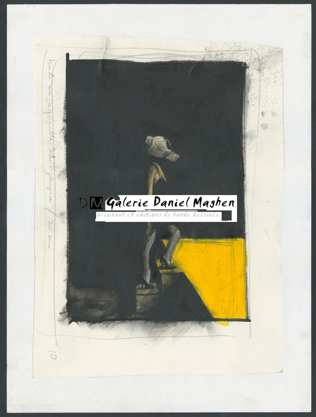 Illustration originale réalisée en 2016 - Jean-Marc Rochette - Technique mixte - 5160