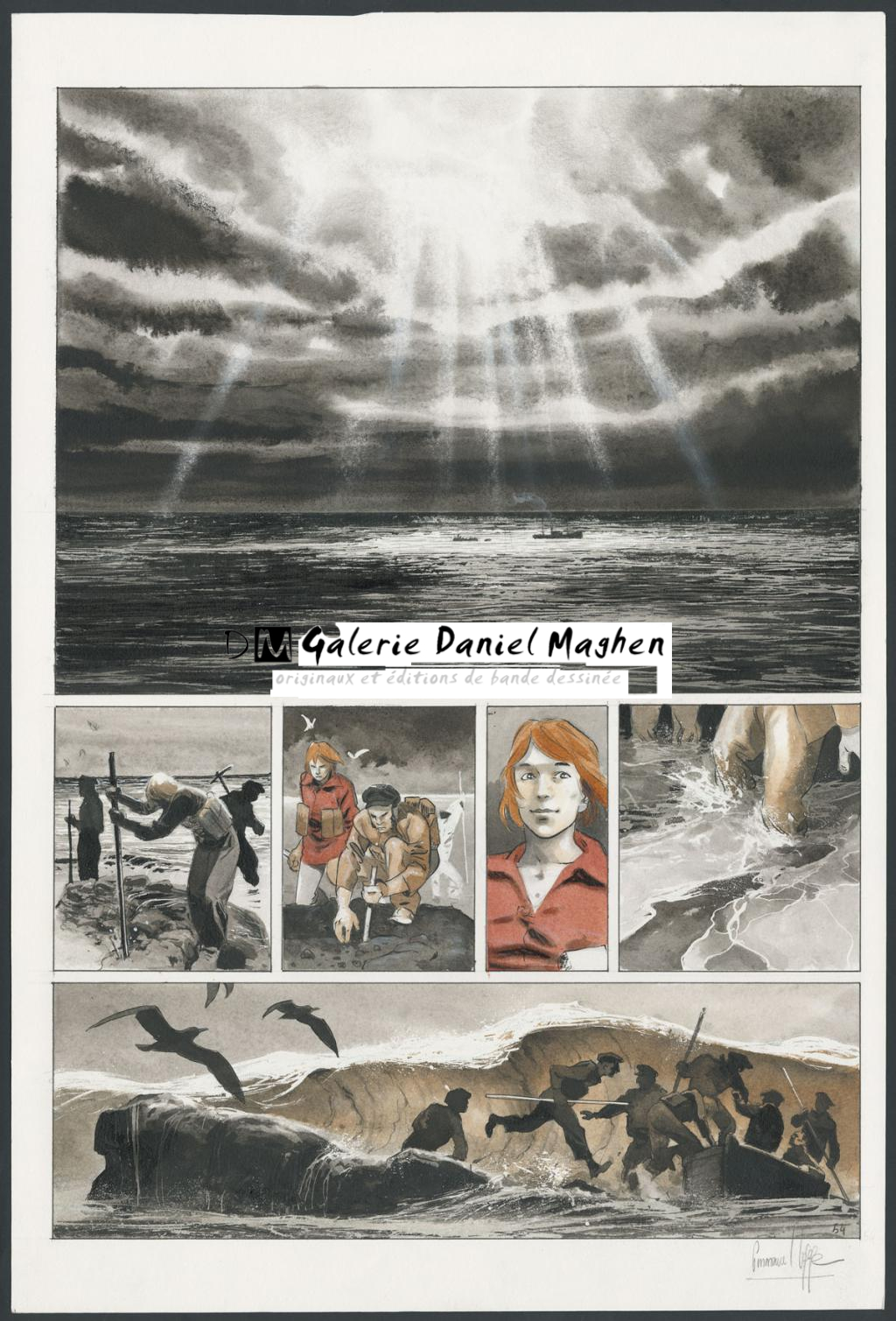 Planche originale 
N° 54 - Emmanuel Lepage - Aquarelle sur papier - 4874