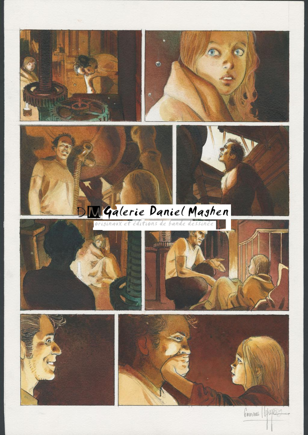 Planche Originale
n°29 - Emmanuel Lepage - Encre de Chine et aquarelle sur papier - 4668