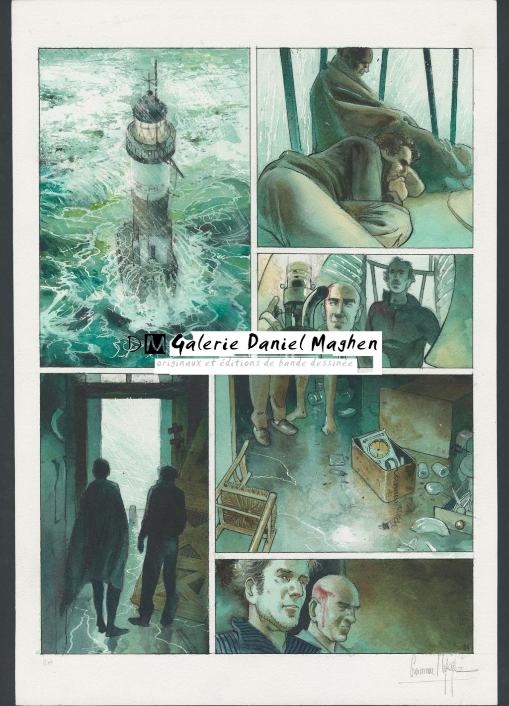 Planche originale
n°34 - Emmanuel Lepage - Encre de Chine et aquarelle sur papier - 4670