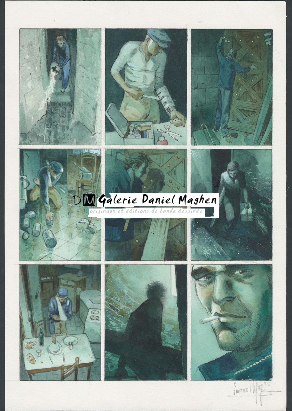 Planche originale
n°35 - Emmanuel Lepage - Encre de Chine et aquarelle sur papier - 4671