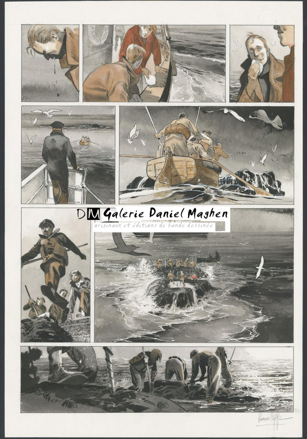 Planche originale
n°52 - Emmanuel Lepage - Encre de Chine et aquarelle sur papier - 4674