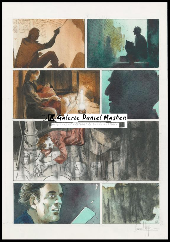 Planche originale n°69 - Emmanuel Lepage - Encre de Chine et aquarelle sur papier - 4680