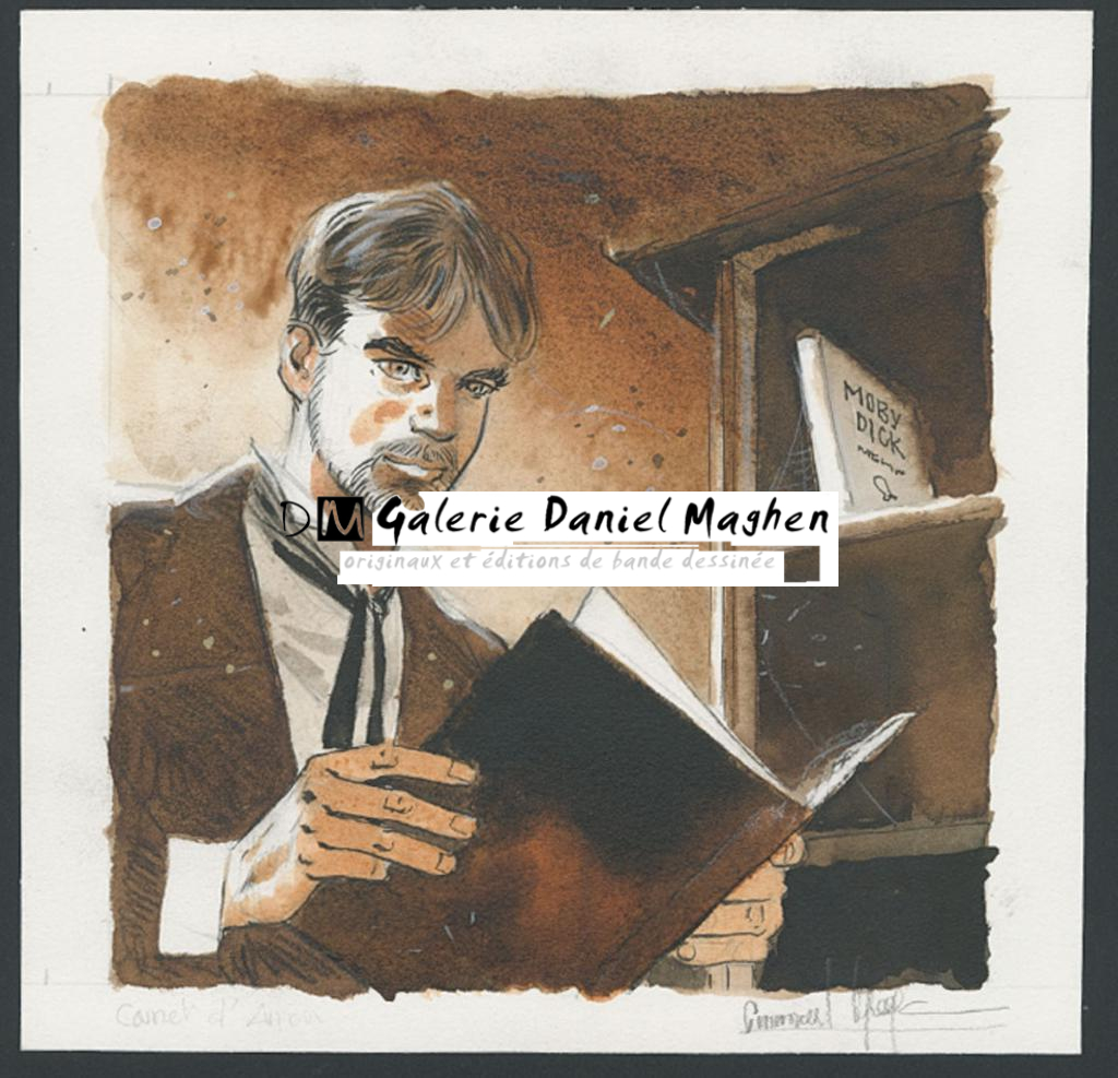 Illustration originale - Emmanuel Lepage - Encre de Chine et aquarelle sur papier - 4689