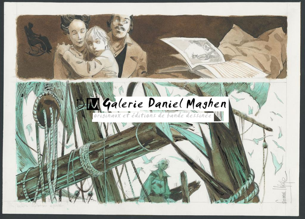 Illustration originale
case n°1
case n°2 - Emmanuel Lepage - Encre de Chine et aquarelle sur papier - 4692