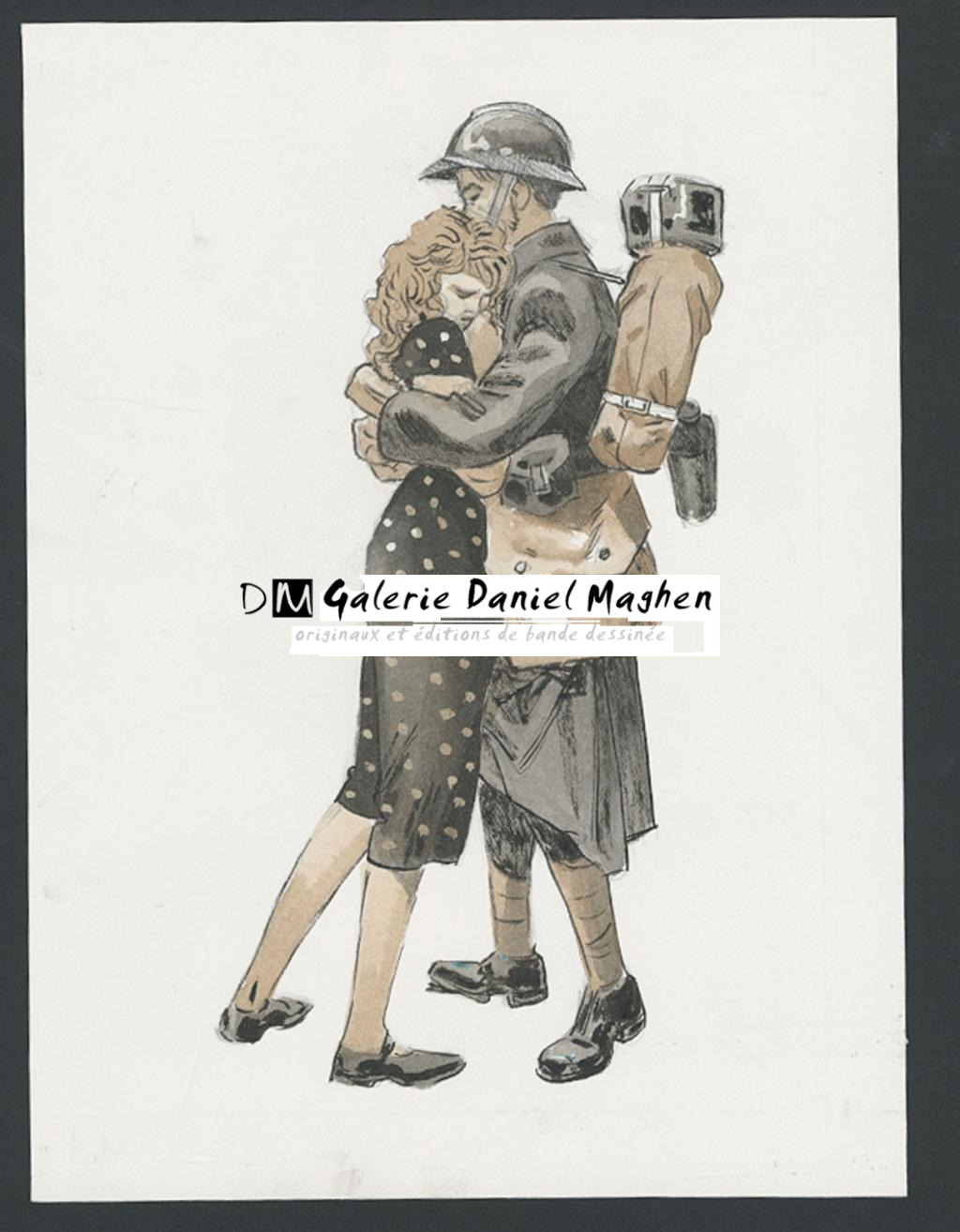 Illustration originale - Emmanuel Lepage - Encre de Chine et aquarelle sur papier - 4661