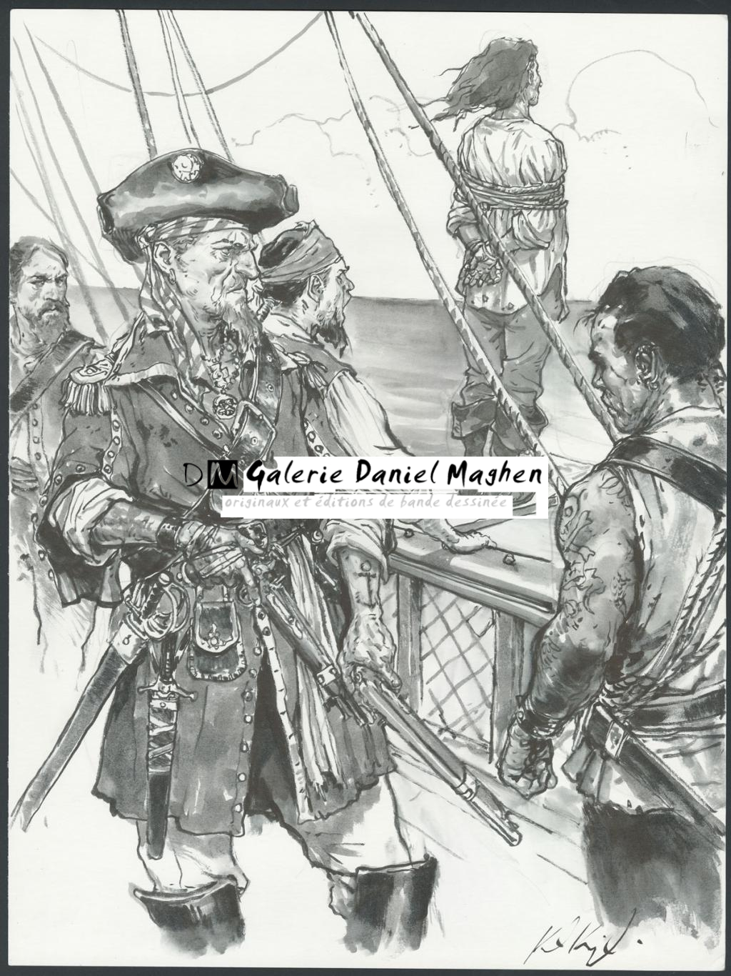 Illustration originale - Karl Kopinski - Encre de Chine sur papier - 4868