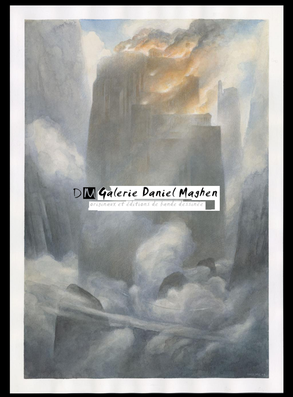 Sikandergul, illustration originale pour l'édition luxe de l'album : "L'Homme qui voulut être roi" de Rudyard Kipling - Armel Gaulme - Aquarelle et crayon sur papier - 4859