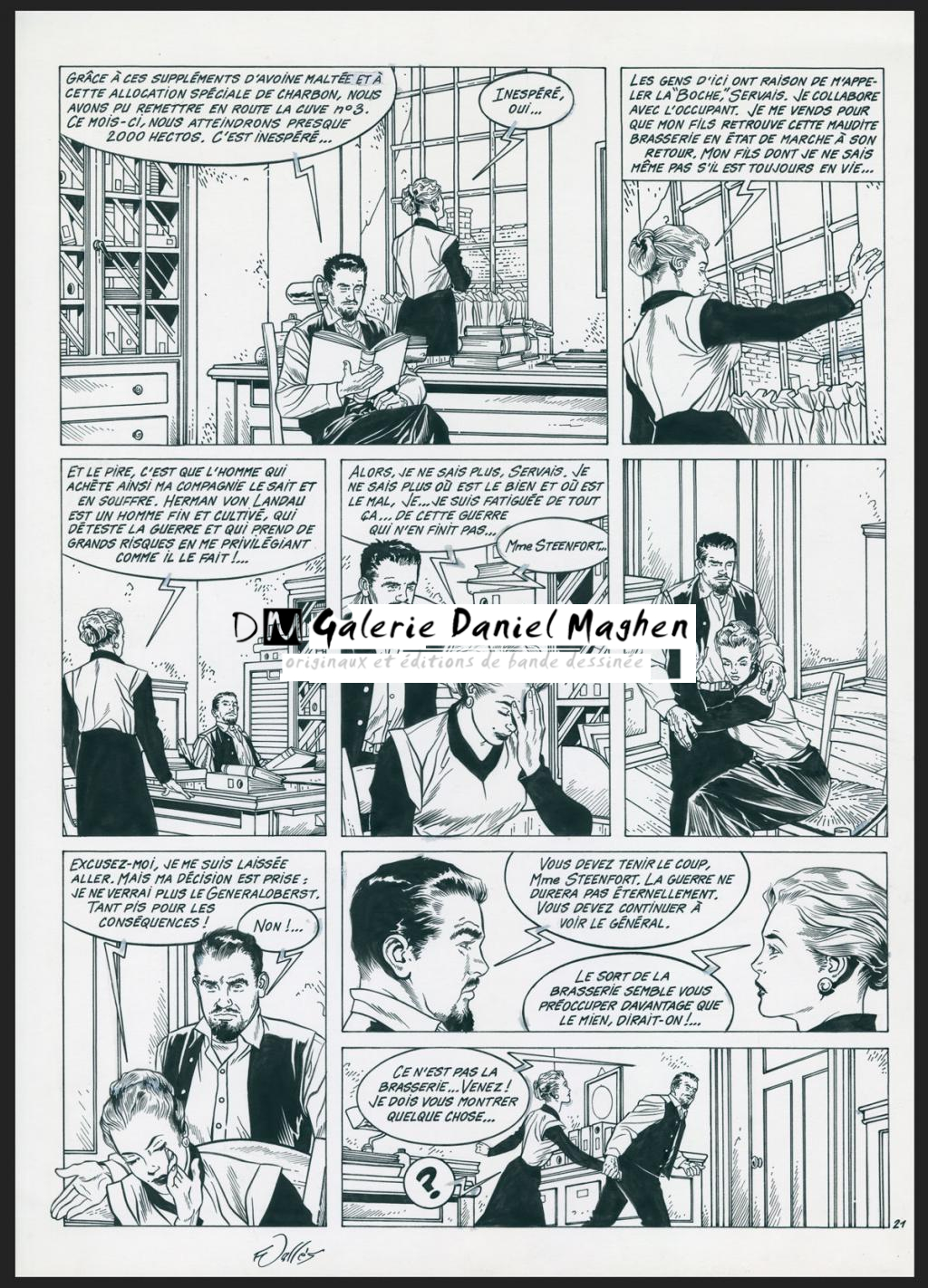 Planche originale n°21 - Francis Vallès - Encre de Chine sur papier - 4380