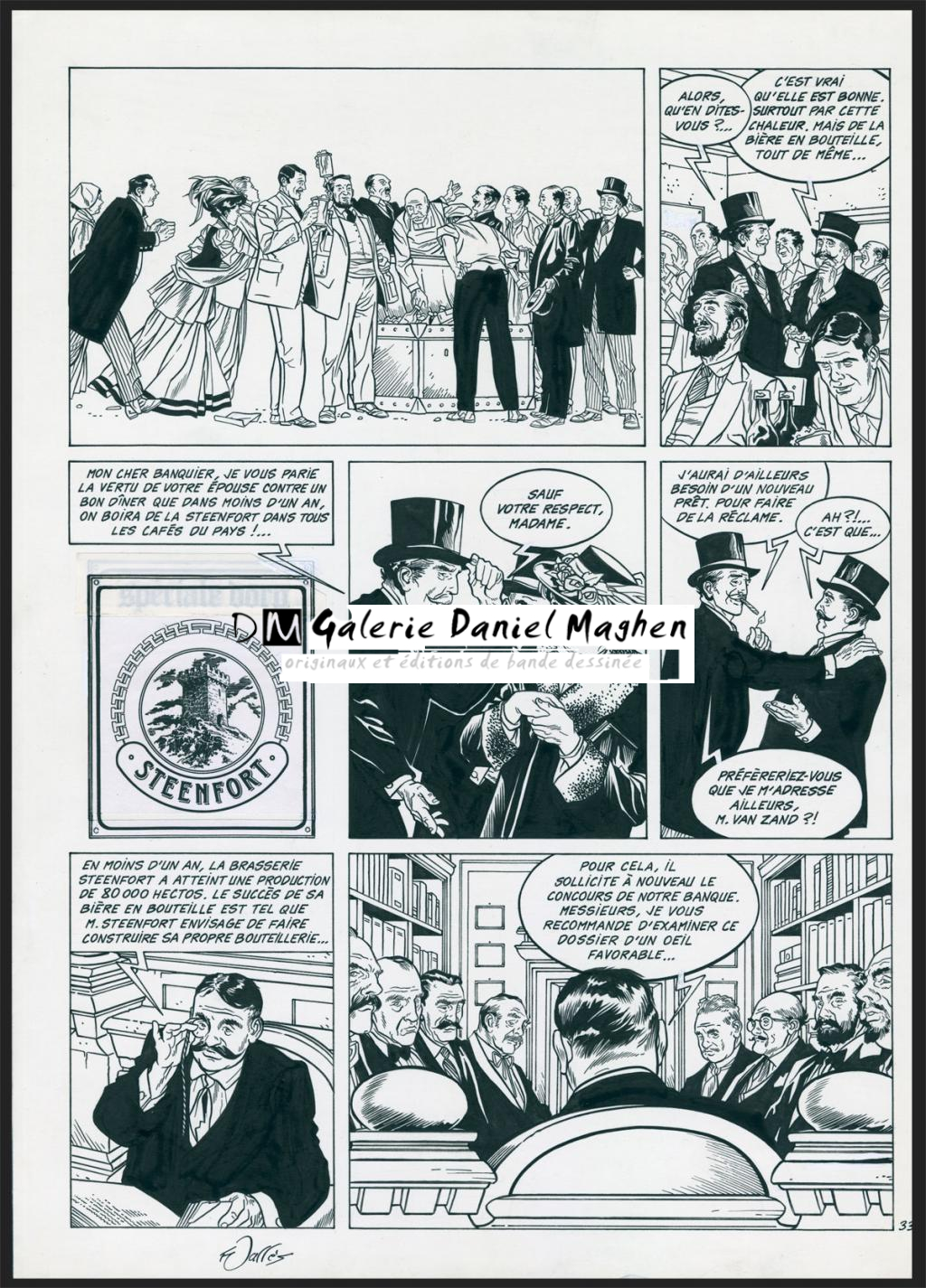 Planche originale
N° 33 - Francis Vallès - Encre de Chine sur papier - 6245