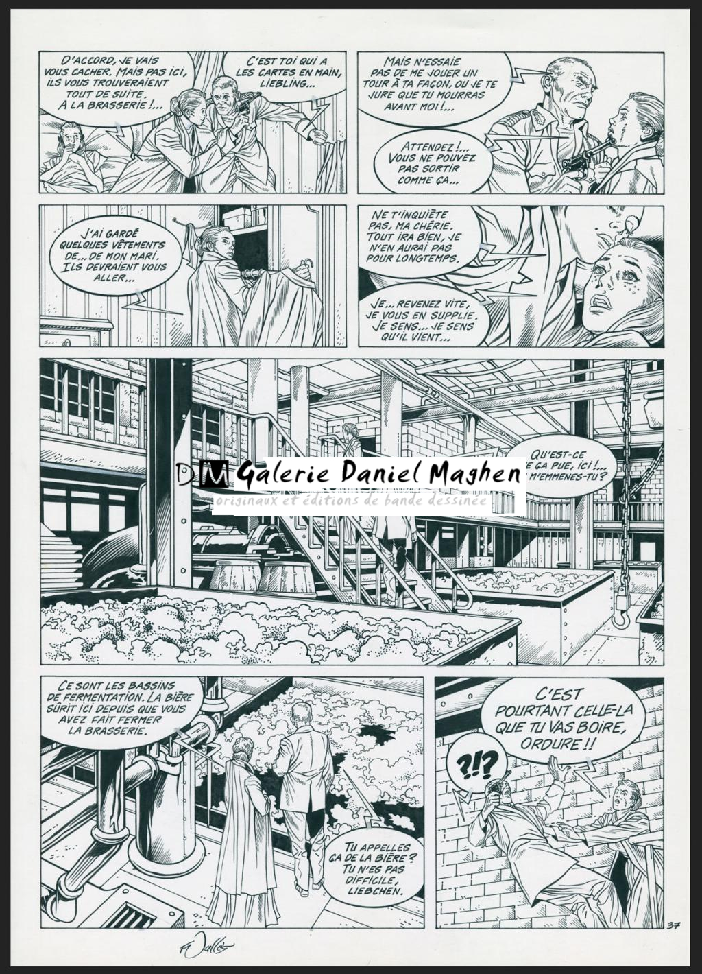 Planche originale n°37 - Francis Vallès - Encre de Chine sur papier - 4865