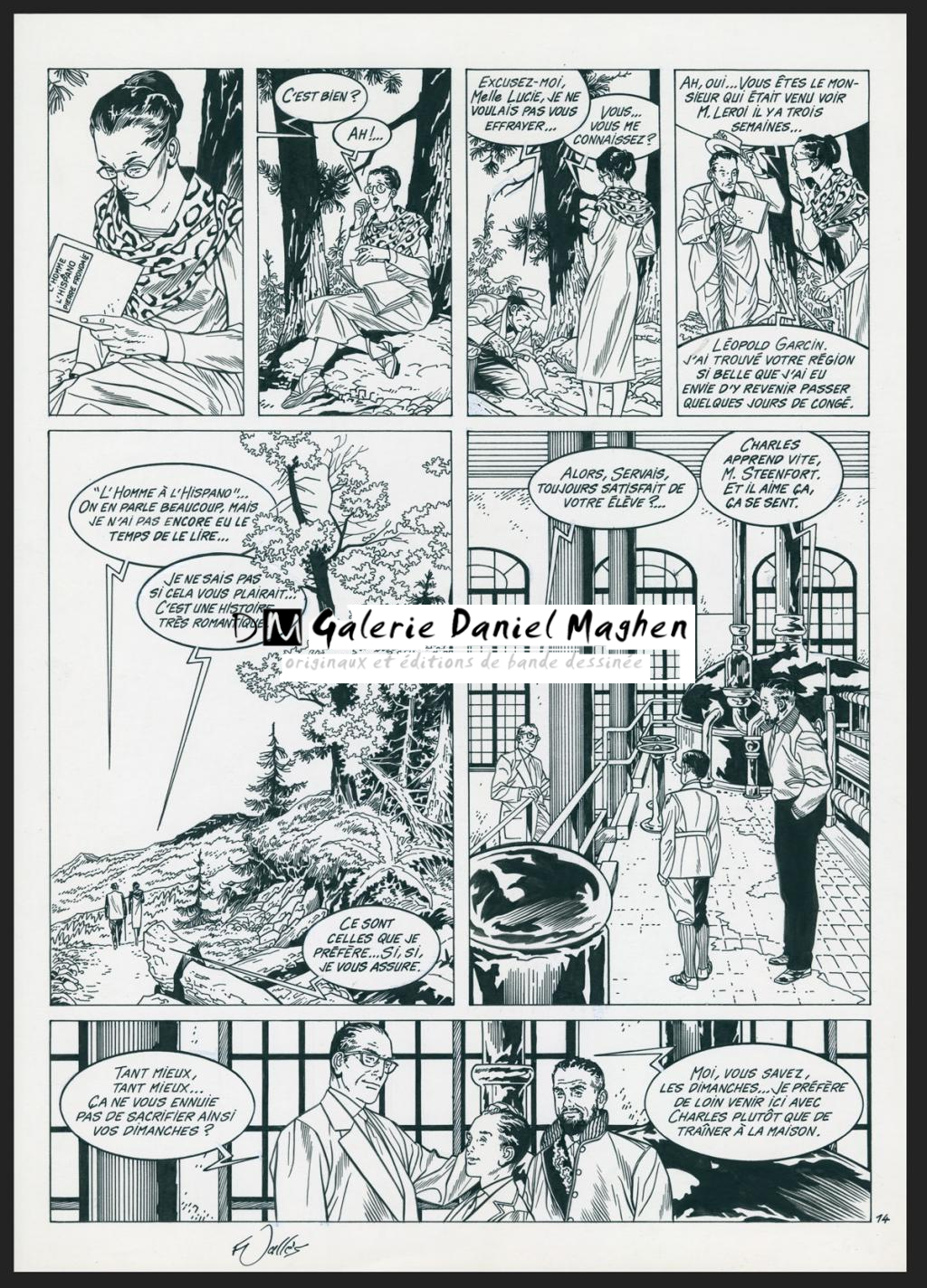 Planche originale n°14 - Francis Vallès - Encre de Chine sur papier - 4385