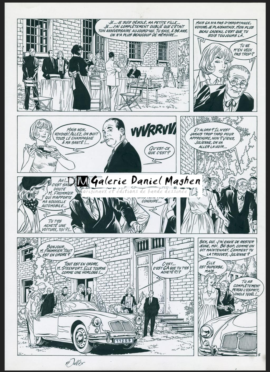 Planche originale n°5 - Francis Vallès - Encre de Chine sur papier - 4387