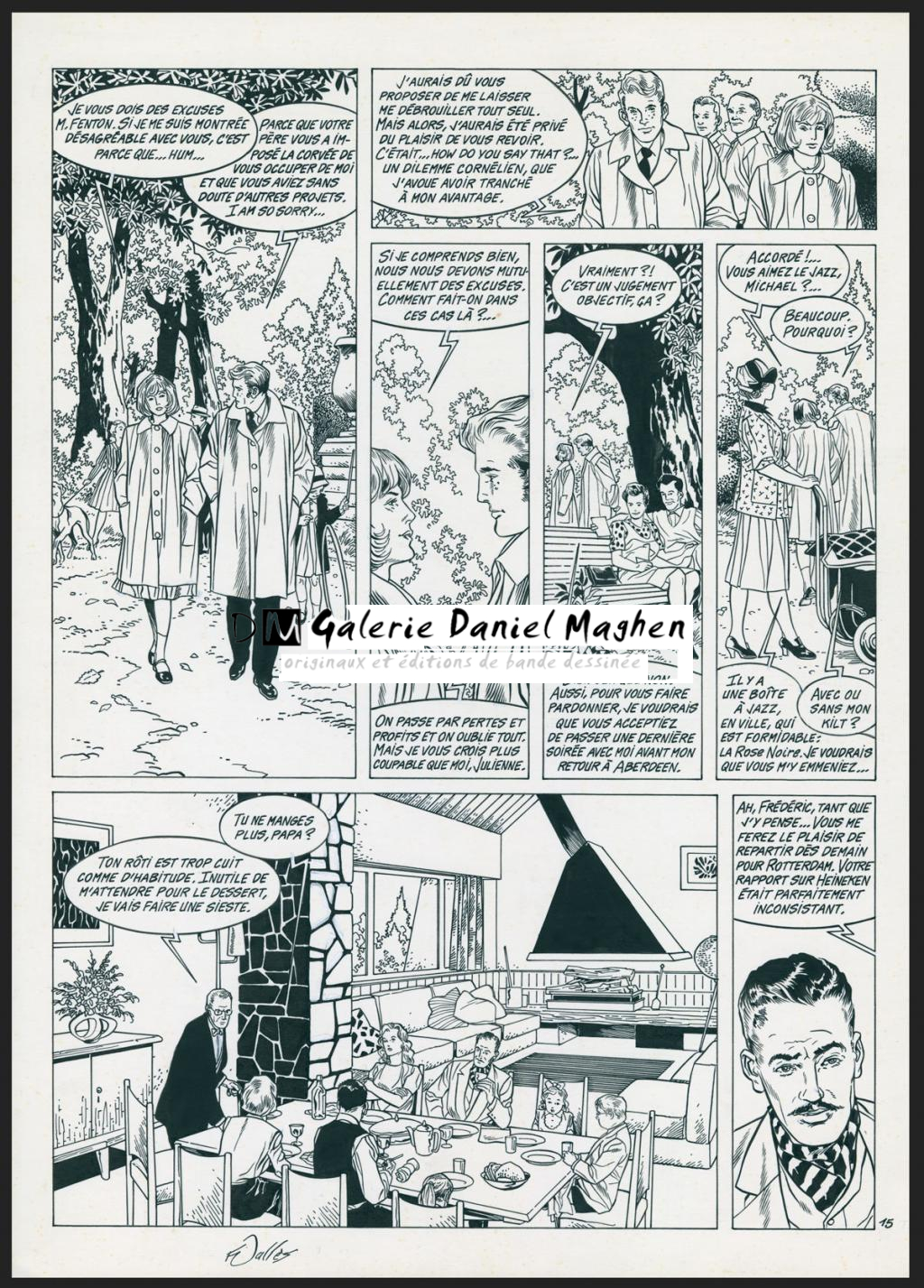 Planche originale n°15 - Francis Vallès - Encre de Chine sur papier - 4389