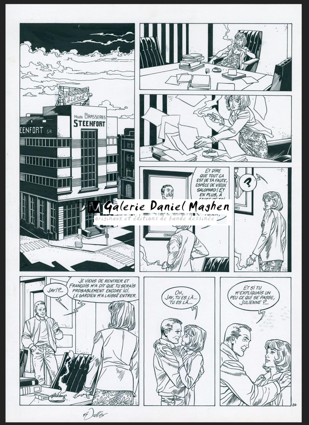 Planche originale n°24 - Francis Vallès - Encre de Chine sur papier - 4867