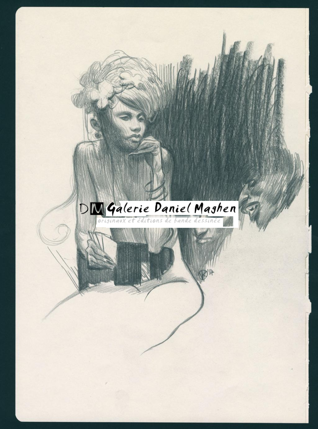 Illustration originale - Viktor Kalvachev - Mine de plomb sur papier - 4880