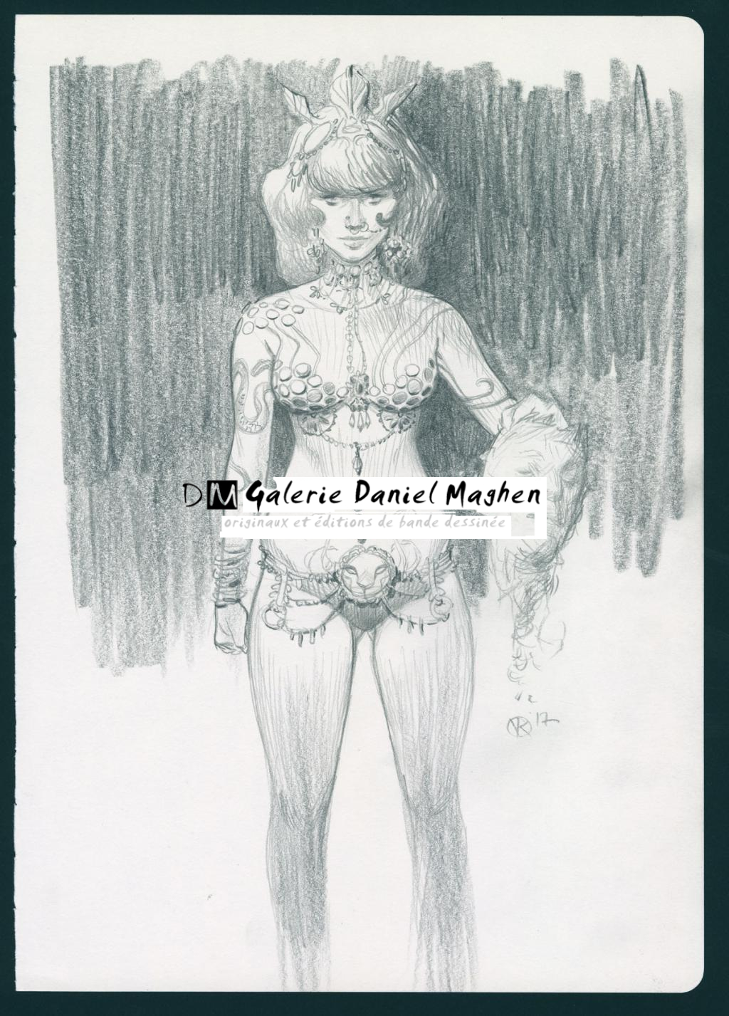 Illustration originale - Viktor Kalvachev - Mine de plomb sur papier - 4598