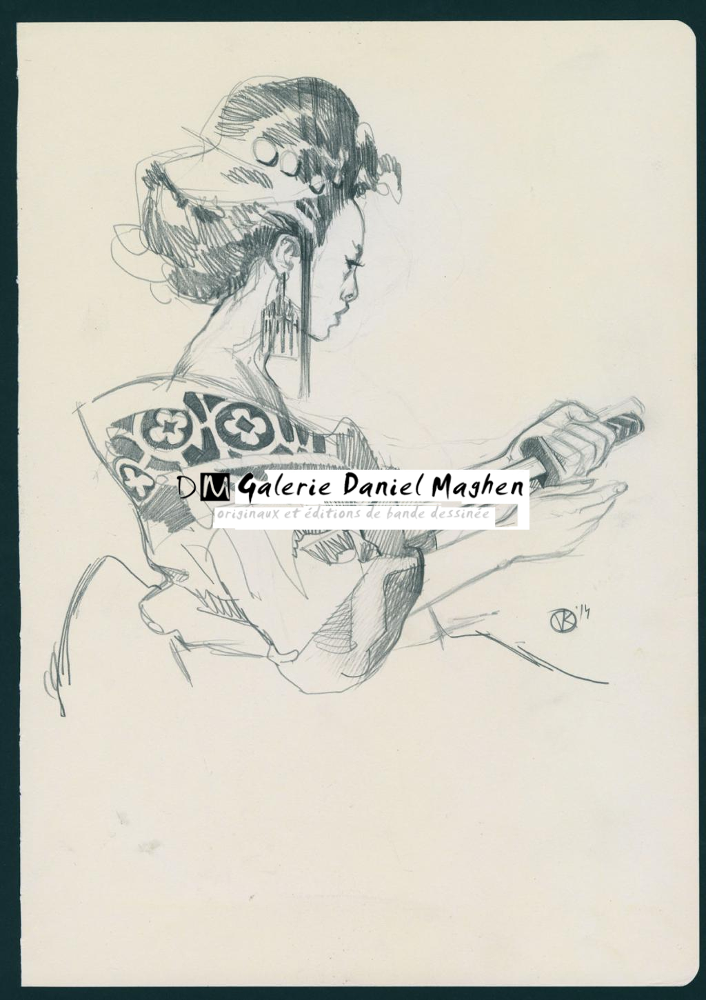 Illustration originale - Viktor Kalvachev - Mine de plomb sur papier - 4597