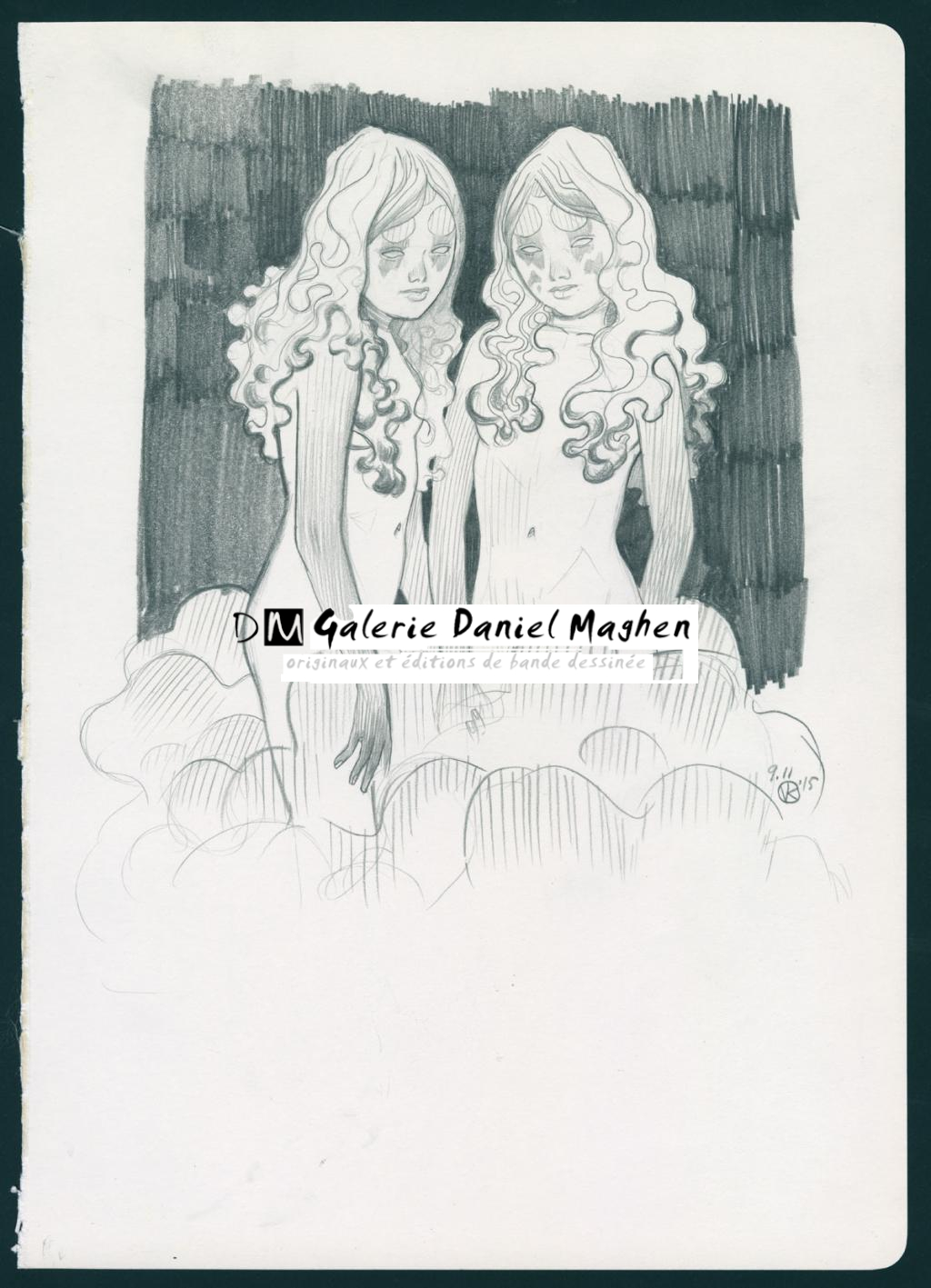 Illustration originale - Viktor Kalvachev - Mine de plomb sur papier - 5105