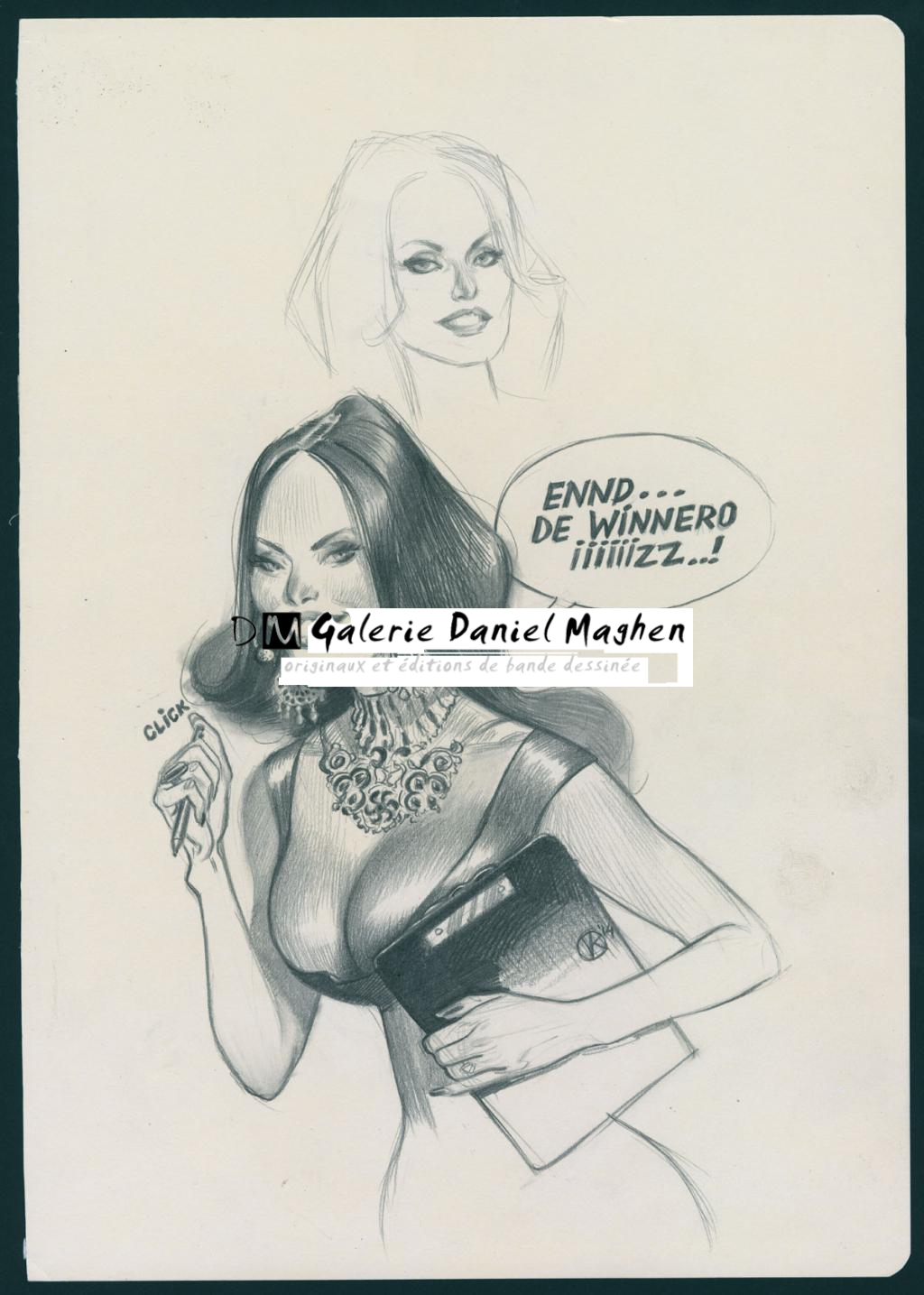 Illustration originale - Viktor Kalvachev - Mine de plomb sur papier - 4594