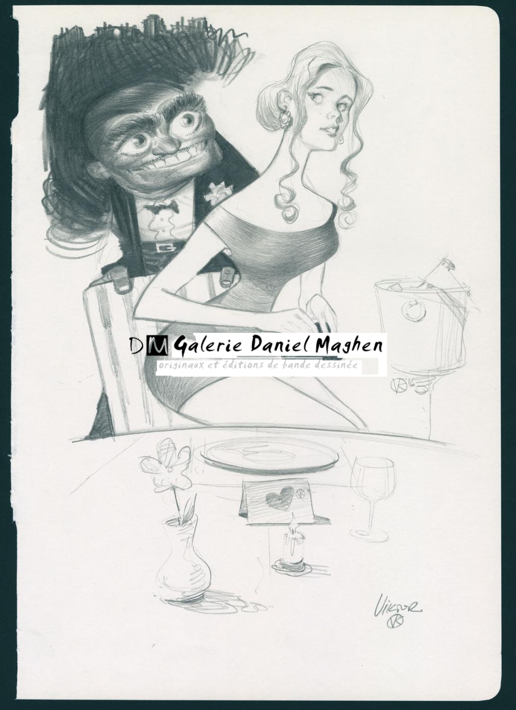 Illustration originale - Viktor Kalvachev - Mine de plomb sur papier - 4593