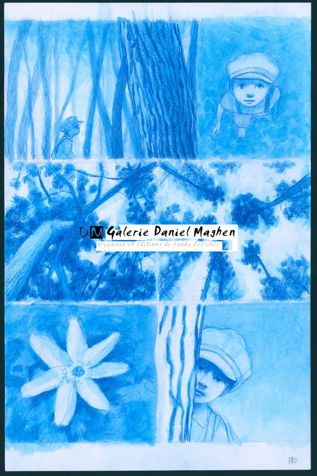 Planche originale
N° 190 - Gaetan Nocq - Acrylique et crayons de couleur - 4588