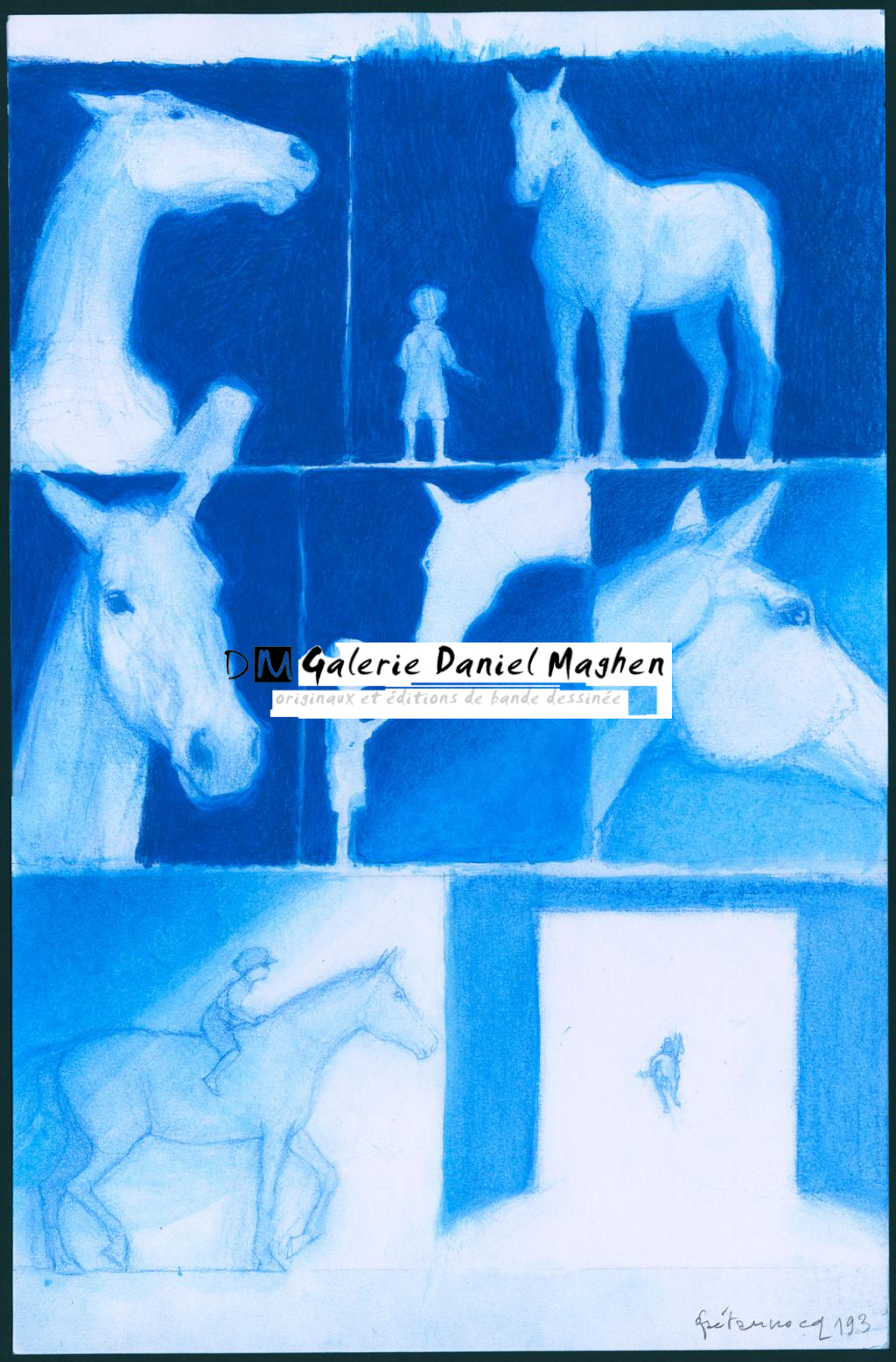 Planche originale
N° 193 - Gaetan Nocq - Acrylique et crayons de couleur - 4914