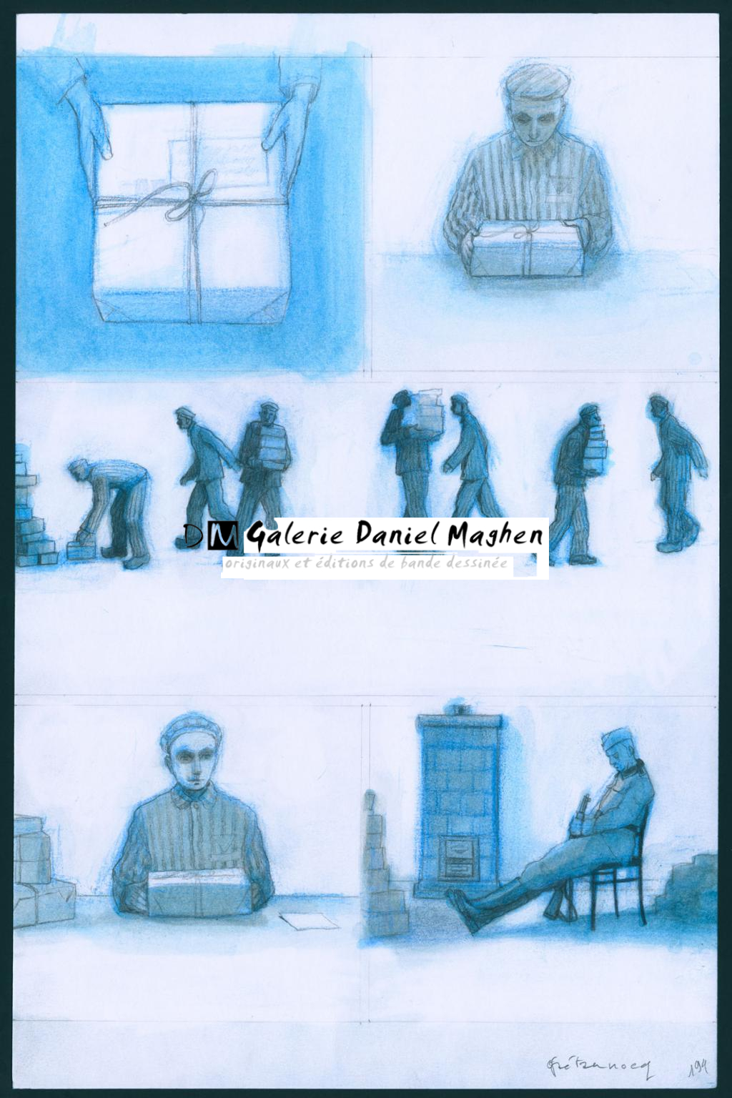 Planche originale
N° 194 - Gaetan Nocq - Acrylique et crayons de couleur - 4587