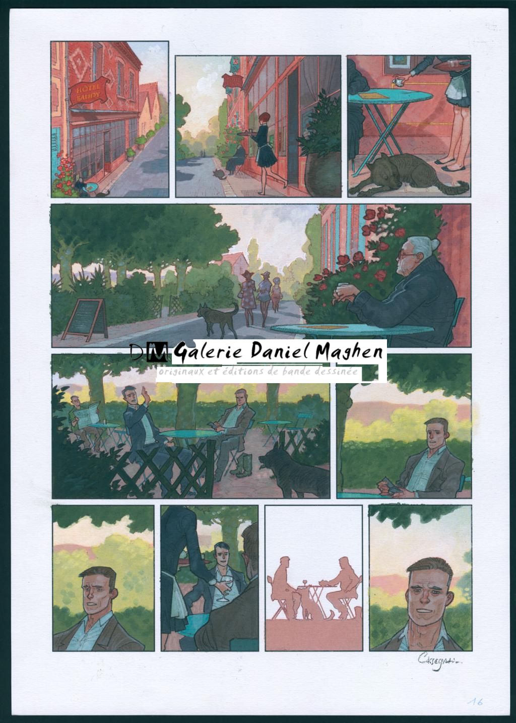 Planche originale N°16 - Didier Cassegrain - Technique mixte - 4583