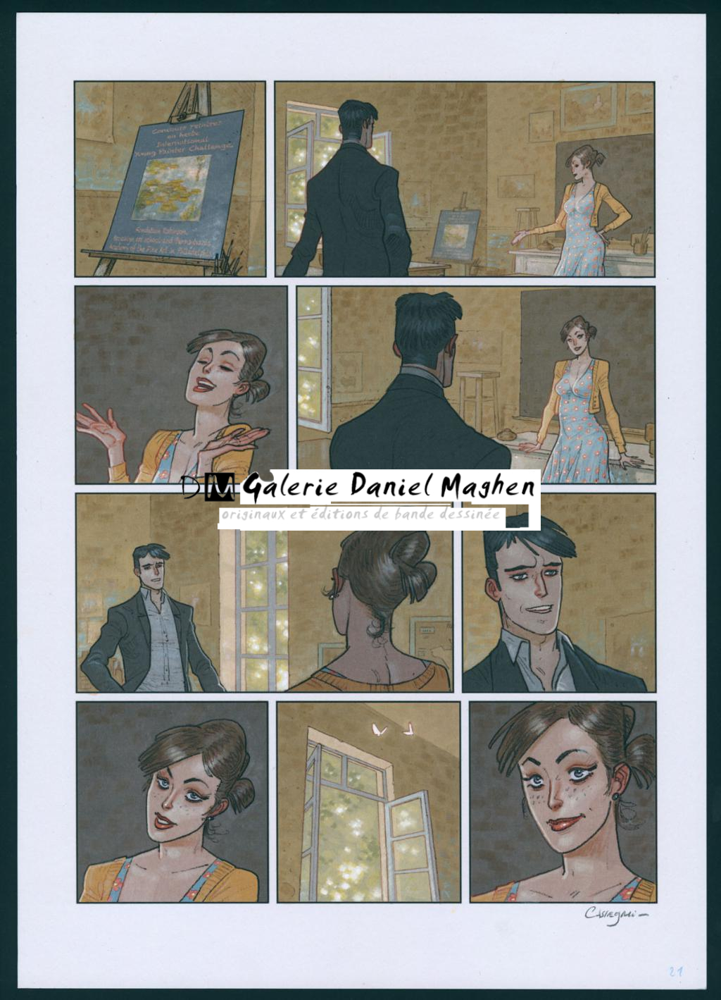 Planche originale N°21 - Didier Cassegrain - Technique mixte - 5636